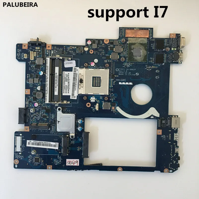 Материнская плата PALUBEIRA для ноутбука 100% Бесплатная доставка PIQY1 Lenovo Ideapad Y570