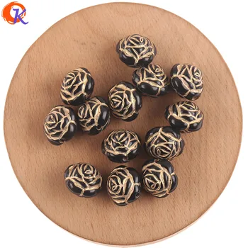 

Cordial Design 16*16mm 260pcs Acrylic Beads/Jewelry Accessories/Hand Made/Flower Shape/Earring Findings/Antique Beads/DIY Making