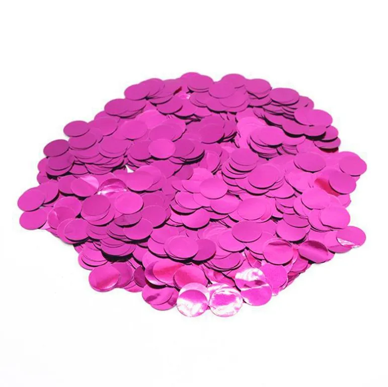 Confetti rose red 1 шт., золотая, серебряная, черная, Красная Наклейка для воздушного шара, для свадьбы, дня рождения, вечеринки, Декор, сделай сам, имя, Рождество, День святого Валентина - Цвет: Confetti rose red