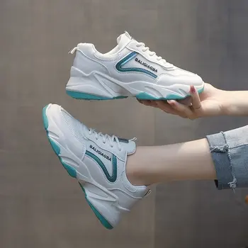 

Dad shoes women's new summer breathable women's shoes 2020 All-match white shoes for students online red super hot sports casual