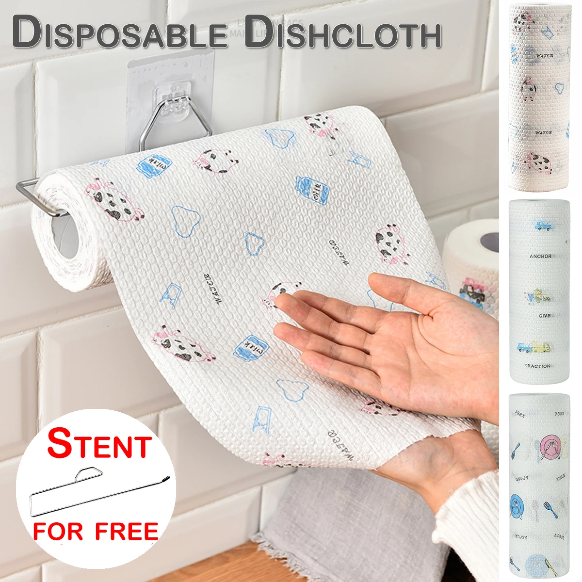 

Household Dish cloth Cleaning Towel Disposable Home Dish Cloth Paper Clean Tissue tableware kitchen Tools Dish cloth Towel D30