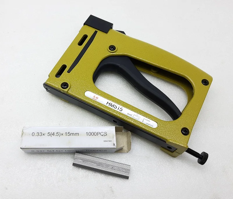Frame Manual Nail Gun 1000pcs Hand Tacker Tool Nailer Hm515 AliExpress