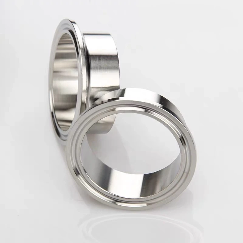 1pcs 19mm-219mm Tube O/D x Tri Clamp Weld Ferrule 304 Stainless Steel Sanitary Connector Pipe Fitting For Homebrew pipe fitting,water pipe fitting,hose pipe fitting