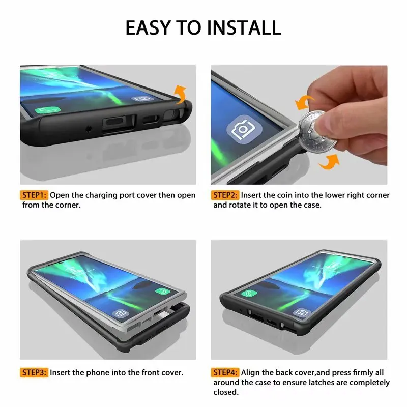Shockproof Case for Samsung note10 pro (8)