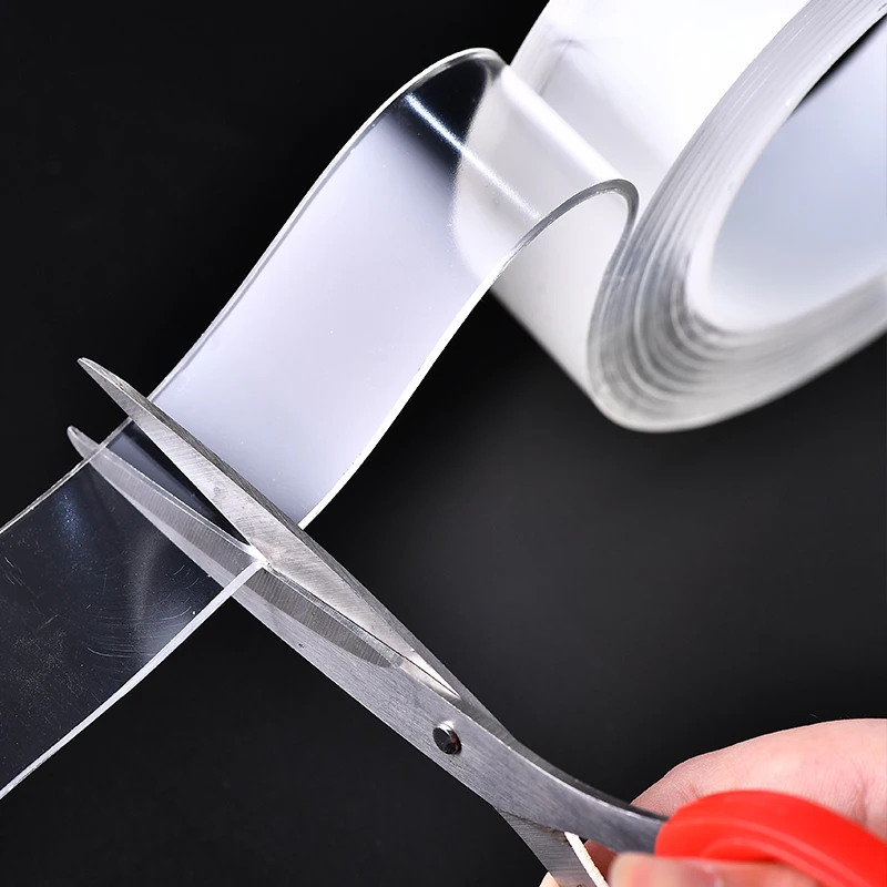 

3M/5M Double-sided Tape Strong Clear Transparent Acrylic nano magic Tape double Sided Adhesive Tape Reusable After Washing Tape