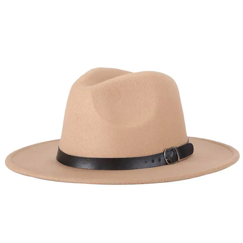 Горячая леди Fedoras шляпа осень зима женская шляпа Мода Высокое качество с широкими полями шляпы в стиле джаз церковная Кепка Панама Fedora top hat
