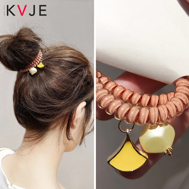 

KVJE Elastic Hair Bands for Women Accesories Haar Accessoires Low Price Promote Sales Crystal All-matching Girls Bows