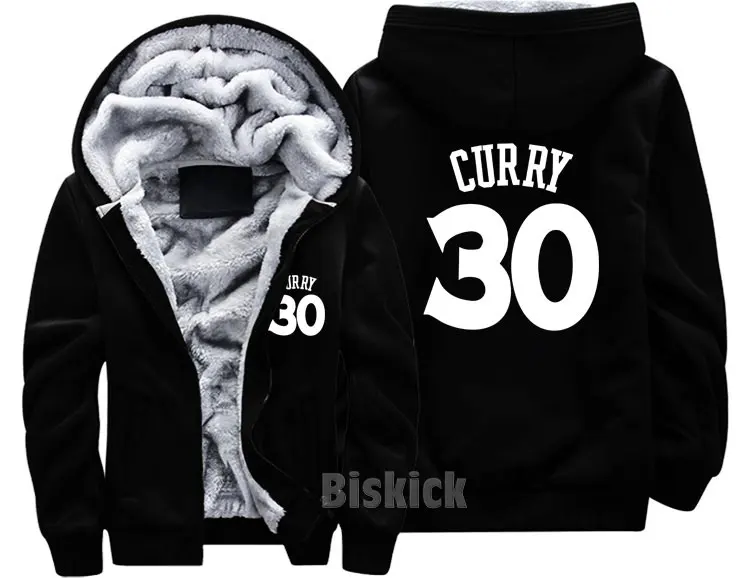 style 4 Модная мужская теплая Толстая куртка для мужчин Stephen Curry 30 dunk на молнии бархатная флисовая толстовка с капюшоном - Цвет: style 4