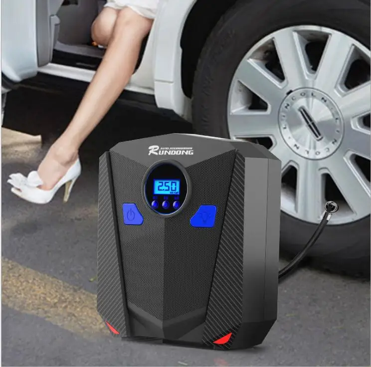 Portable Car Air Compressor 12V Digital Tire Inflator Air Pump Auto Pump for Car Motorcycle LED Light Tire CarTire