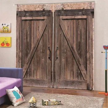 

Wooden Door Curtain Window String Curtains Living Room Bedroom Drape Panel Tulle Modern Window Treatments Scarf Valances