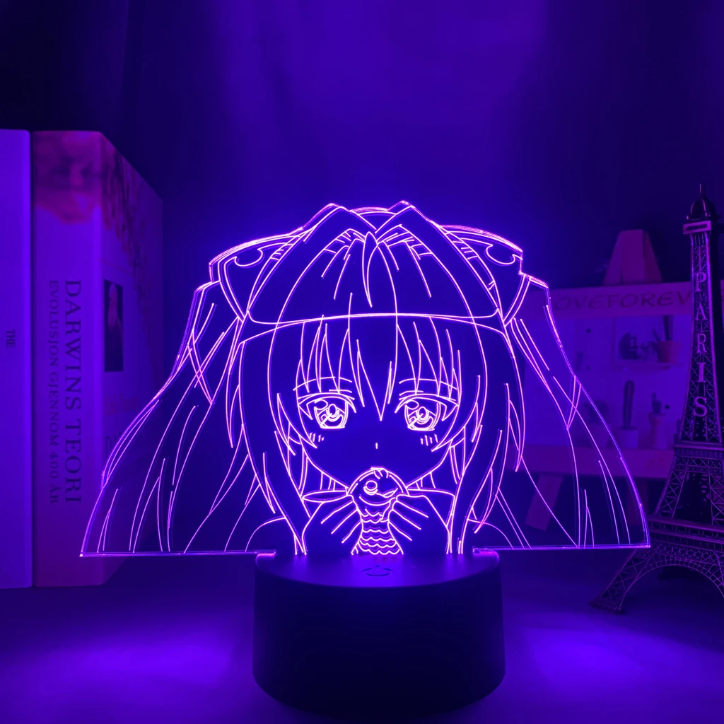 3d лампа аниме To Love Ru для детской спальни Декор ночник подарок на день рождения