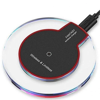 

Qi Wireless Charger, K9 QI Wireless Charging Stand/Pad For Apple iphone X/iphone 8/8 Plus, Samsung Galaxy Note 8/Note 5, S6 S7 E