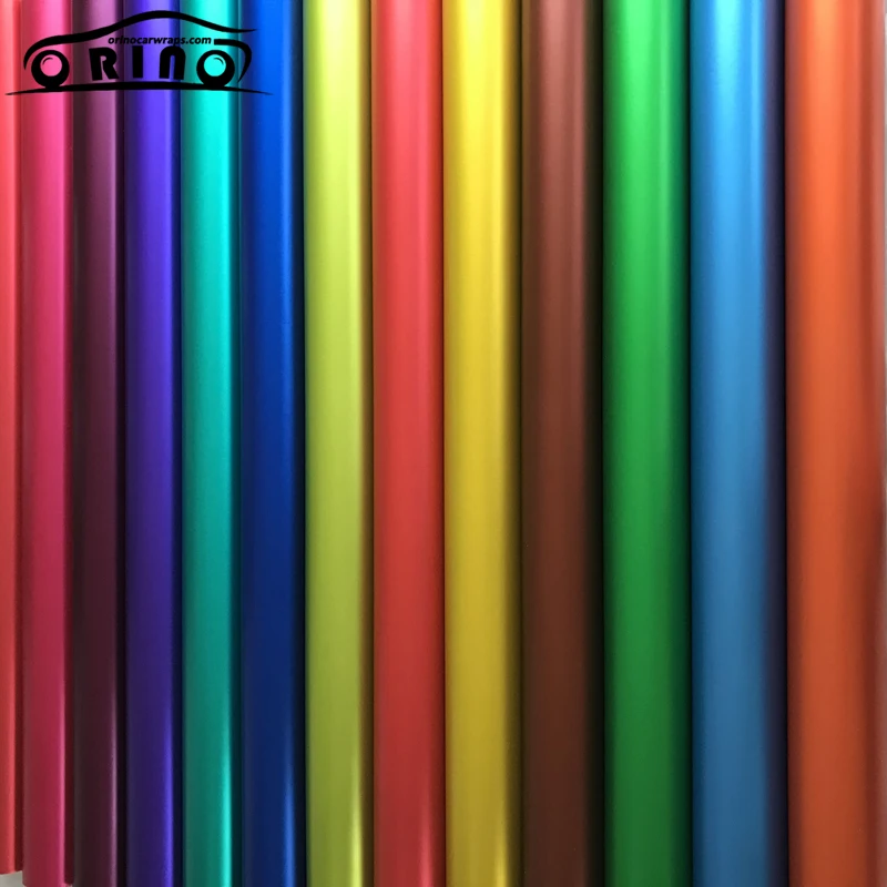 Matt Metallic Chrome Vinyl Film
