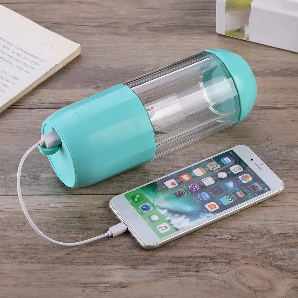 Мини-Соковыжималка Блендер USB чашка Многофункциональный миксер для фруктов шесть лезвий миксер