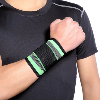 

1PC Sports Gym Power Training Bracers Wrister Weightlifting Wrist Protector Pressure Cuff Wrist-band Wrap Wind Belt Men Women