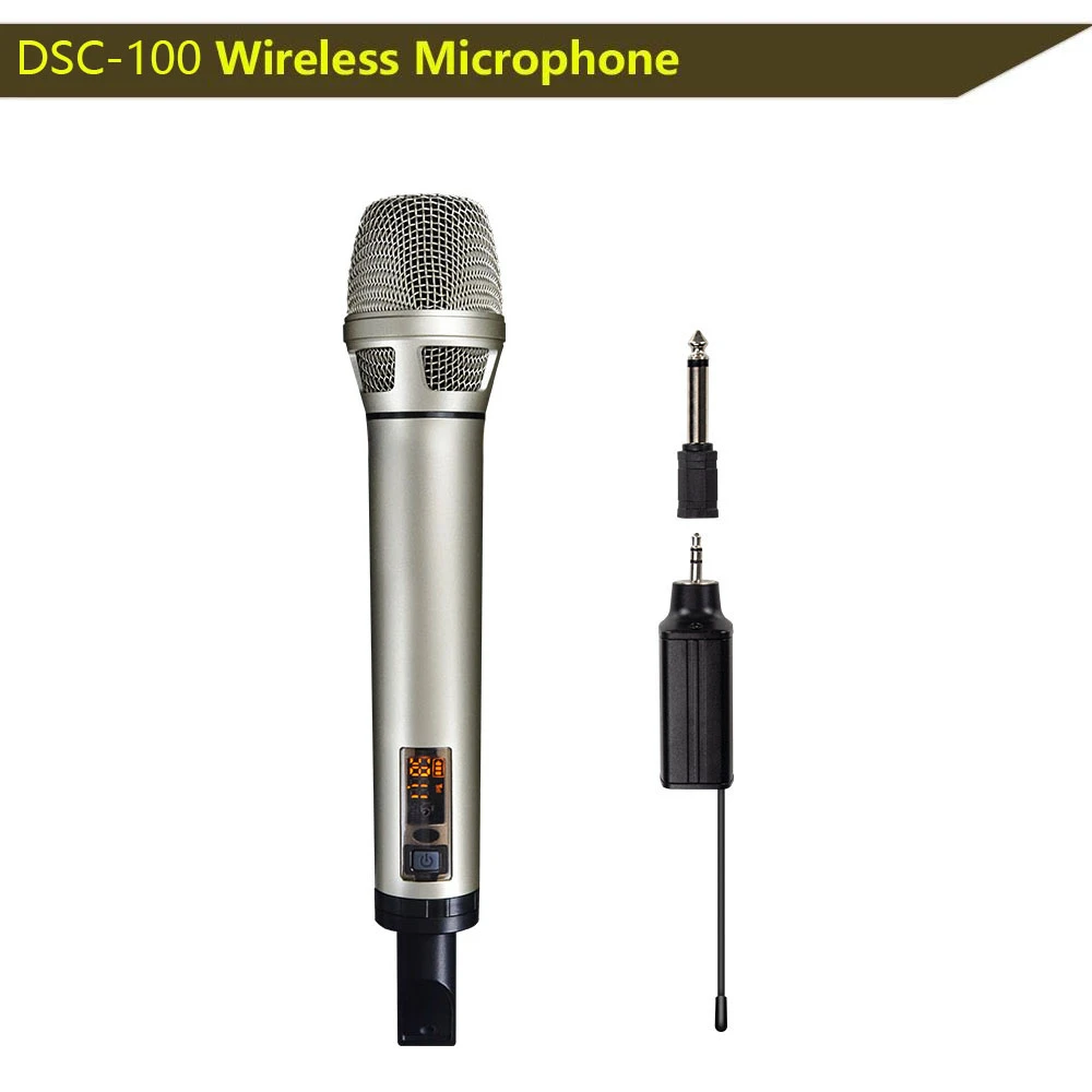 PHONKUS FWM102 Professional Wireless UHF Microphone Karaoke Recording Karaoke Dynamic Handheld Mic Frequency Wireless Microphone lavalier microphone