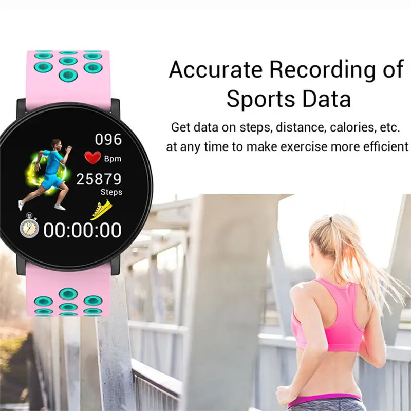  Sport Smart Watch Men Waterproof Blood Pressure Smart Watches Women Heart Rate Monitor Bluetooth Sm - 4000266941937