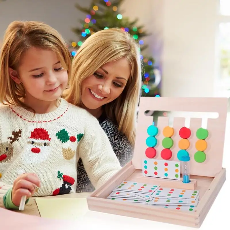  Baby Learning Toys Kids Wooden Montessori Teaching Aids Puzzle Toy Logical Thinking Training - 4000071159359