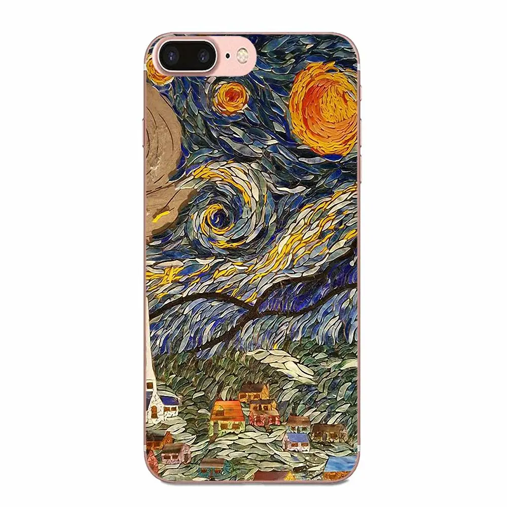as picture Мягкий черный чехол из ТПУ для телефона Van Gogh для Xiaomi Redmi Mi 4 7A 9T K20 CC9 CC9e Note 7 9 Y3 SE Pro Prime Go Play - Цвет: as picture