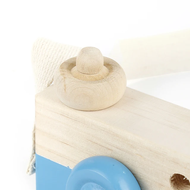 Cute Wooden Toy Camera Hanging Nordic Photography Prop Kids Toy Gift Children Birthday Christmas Gifts Room Decor 6