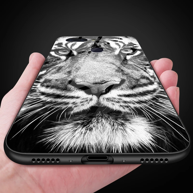 Противоударный жесткий чехол для OPPO R15X R17 Pro A3S A39 A57 A59 A7X A9 закаленное Стекло крышка Reno10x зум F1S F9 F11 найти K1TPU ракушками