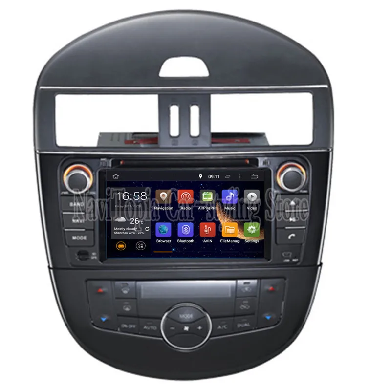 

Octa Core 4G RAM 64G ROM Android 9.0 Car DVD Multimedia Player Auto GPS for Nissan Tiida 2011- for Nissan Versa 2011 2012-