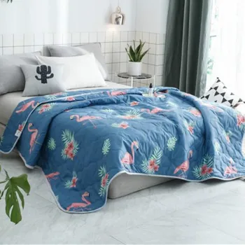

Modern simple summer bedding blanket cartoon quilt bed cover quilt Qui Qui home textile suitable for adults and children LB61622
