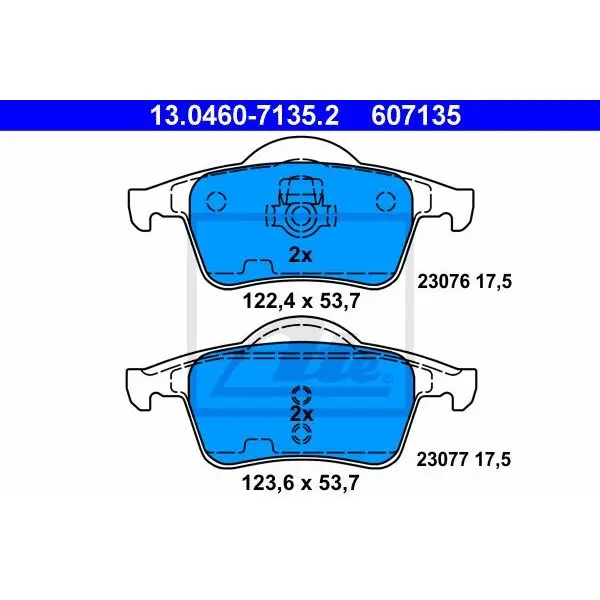 Колодки дисковые з.\ Volvo S80 98/S60/V70 00/C70 97-00/XC70 2.5D