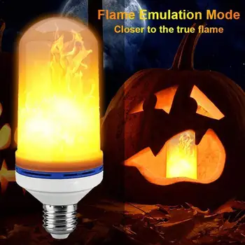 

Flame Lamp Led Lamp Atmosphere Lamp Gravity Induction Lamp Bulb Colorful Induction Flame Atmosphere Flame Lamp Gravity W9J3