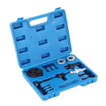 

15Pcs/Set Automotive Air Conditioner Remover Compressor Clutch Puller Part Tool Kit Alloy A/C Remover Kit