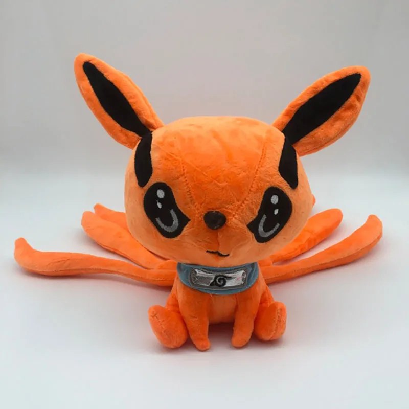 25 см аниме Kurama Kyuubi милые плюшевые куклы с девятью хвостами мягкие игрушки для