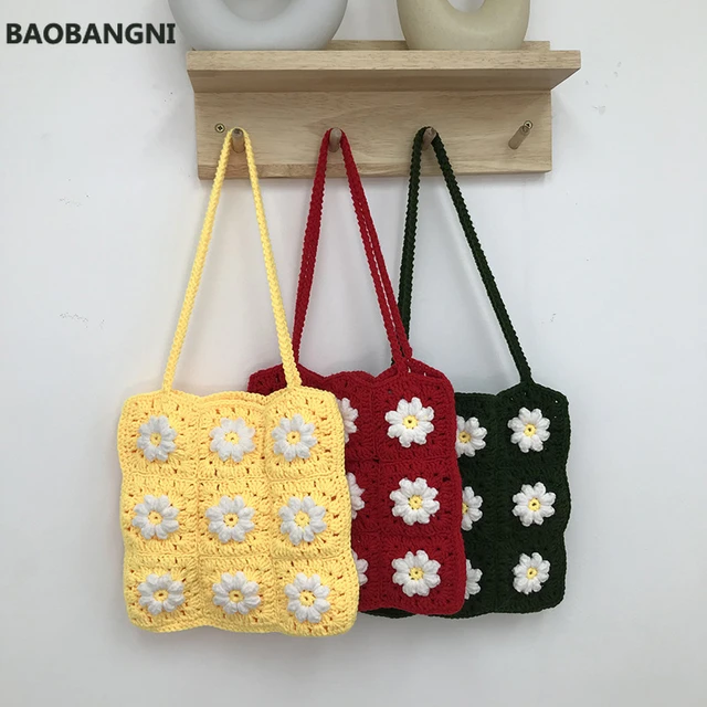 Buy Mandala Hand Crochet Purse 19cm x 15cm – Biome New Zealand Online