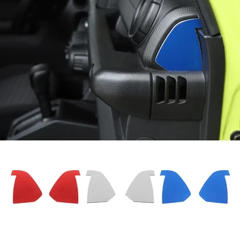 

Car Styling Center Console Side Vent Decoration Trim Sticker For Suzuki Jimny 2019 2020 Car Interior Accessories Silver Blue Red