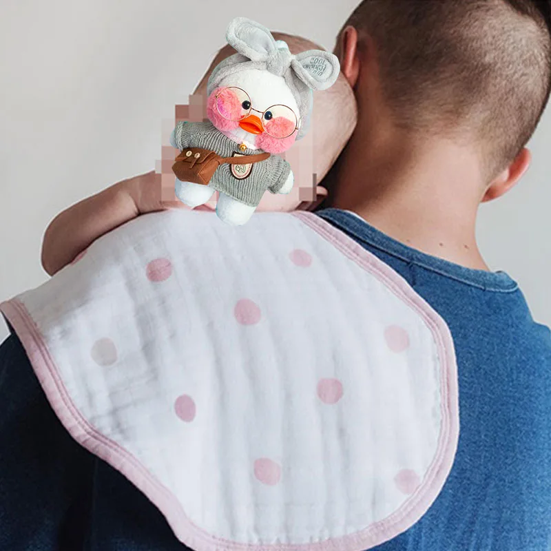 3 шт./лот, полотенце для кормления молоком, для детей 0-5 лет, шесть слоев, детский сетчатый нагрудник, наплечник для мамы, плечики, плечики, плевки, молочный коврик для ребенка