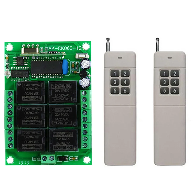 3000m AC/DC 12V 6CH 6 CH Беспроводной светодиодный светильник с дистанционным управлением