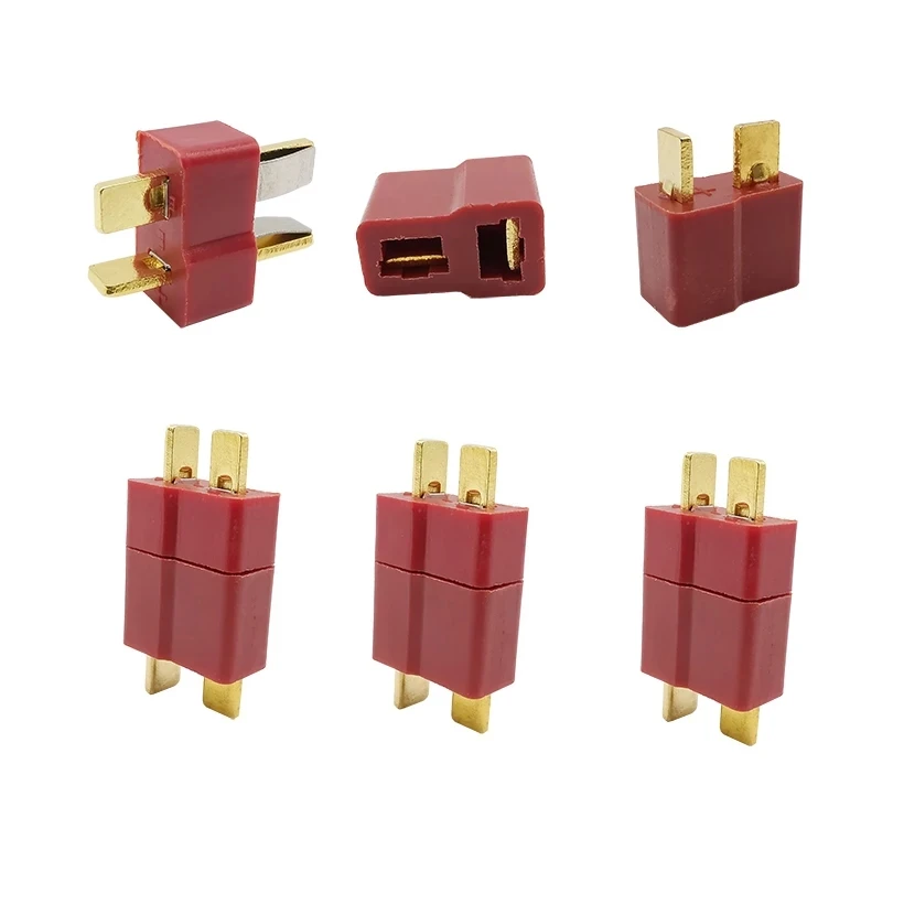 T Plug Connector Kits T Type Male Plugs & Female Jack for RC LiPo Battery Helicopter 10/5Pairs