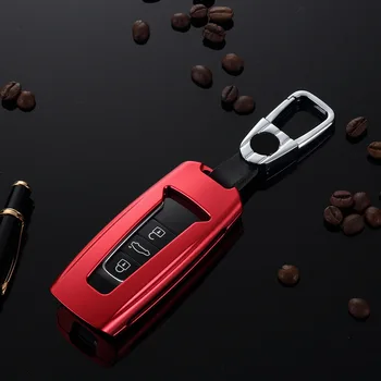 

High quality Car Key Cover Shell Key Case Protector Styling Refit Car Accessories For Volkswagen Touareg 2018 2019