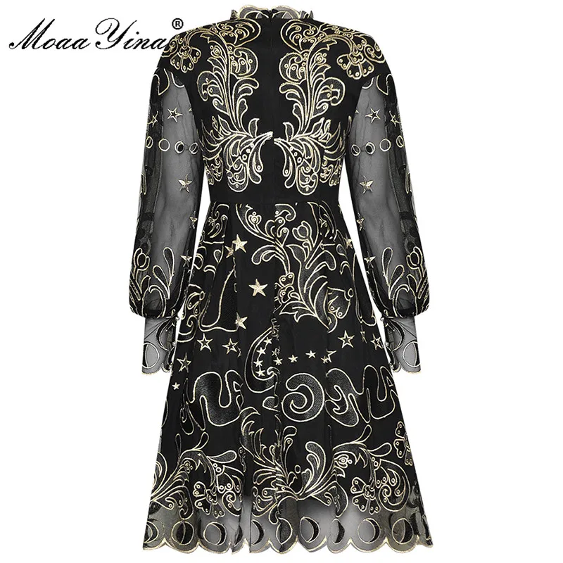 MoaaYina Fashion Designer dress Spring Women's