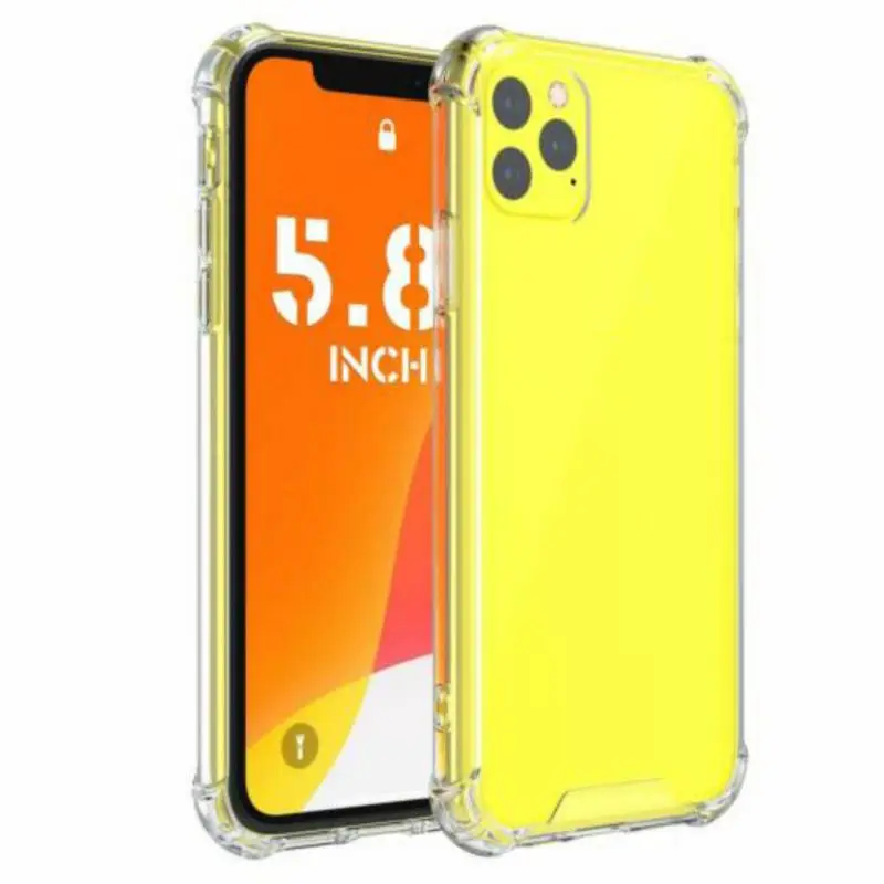Чехол для телефона из ТПУ с защитой от падения iPhone 11 11pro Max прозрачный защитный