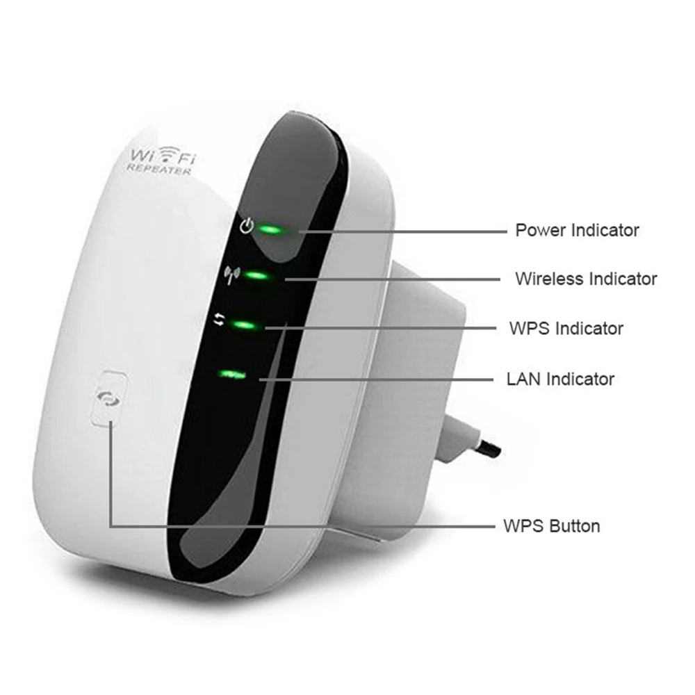 Беспроводной Wi Fi ретранслятор AP 300 Мбит/с сетевой WiFi расширитель удлиненный точка