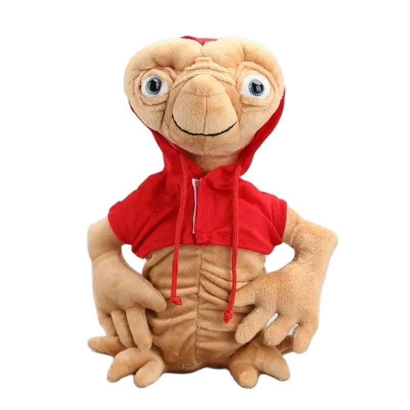 28cm E.T Plush Doll Toy Extra-Terrestrial Puppets with Cloth High Quality Extraterrestrial Stuffed Children Gift | Игрушки и хобби