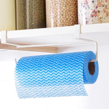 

1*Storage Rack Hanger Paper Towel Kitchen Under Cupboard Roll Holder Unit Shelf❉