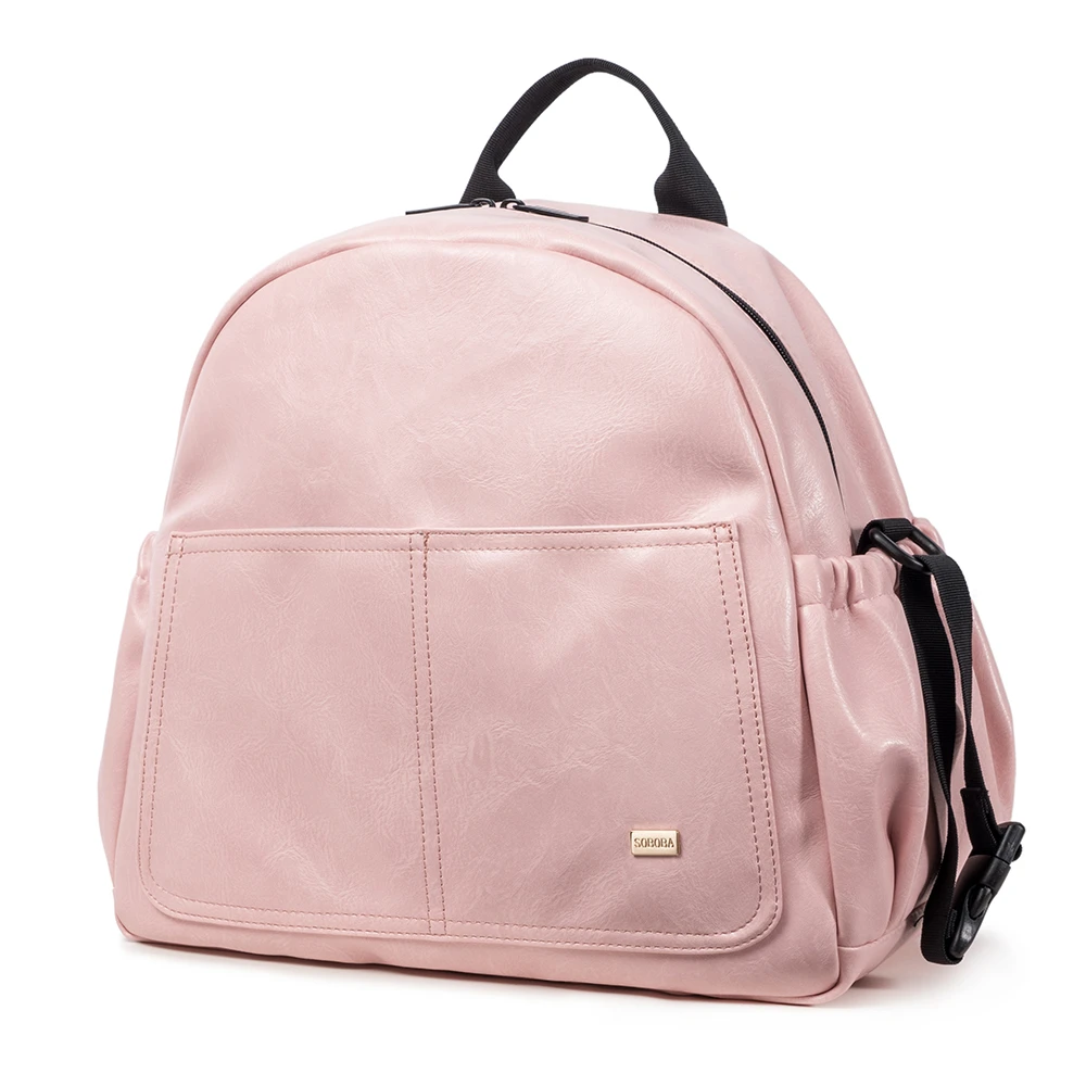 pink changing backpack