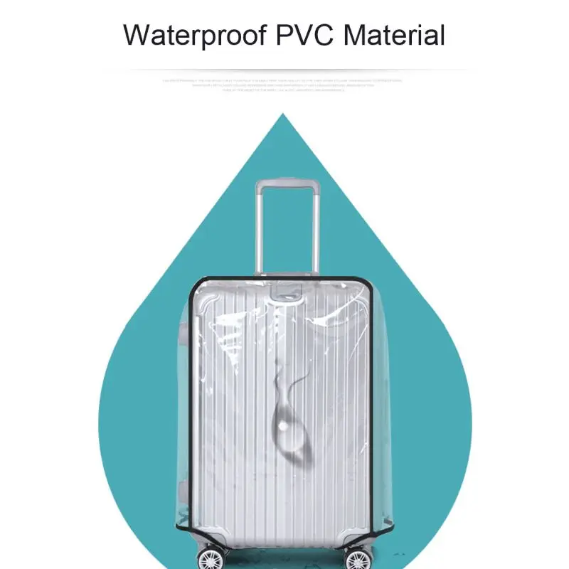 Luggage Cover Full Transparent Luggage Protector Cover Thicken Suitcase Protector Cover