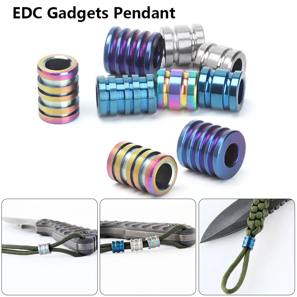 Gadgets Lanyard Knife Paracord-Rope Multi-Tools EDC Titanium-Alloy/stainless-Steel Camping