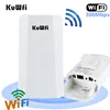 KuWFi Outdoor Router 300Mbps Wireless Repeater Outdoor P2P 1KM Wireless WIFI Bridge With 24V POE Adapter for IP Camera ► Photo 2/6