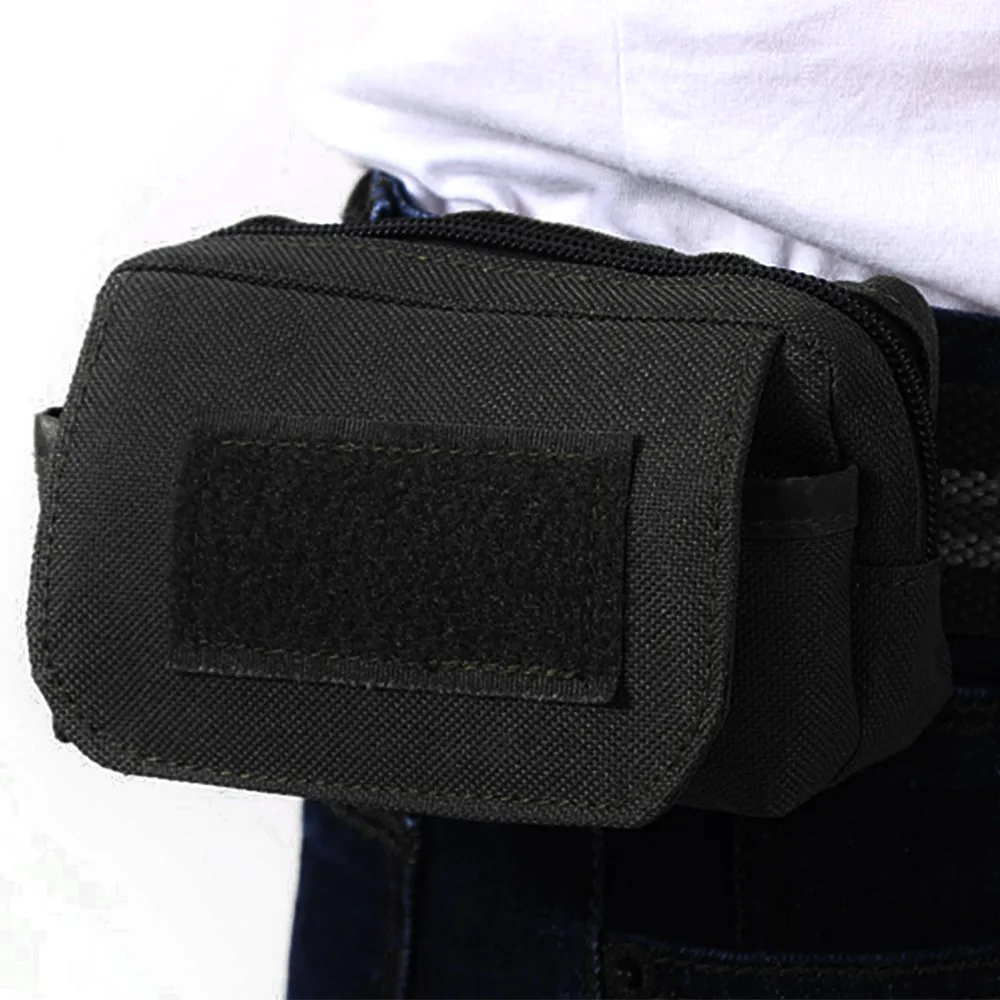 

Outdoor Utility Bag 800D Portable Waist Belt Pouch Card Carrier Phone Key Holder Military Hunting Pocket for Hunting Climbing