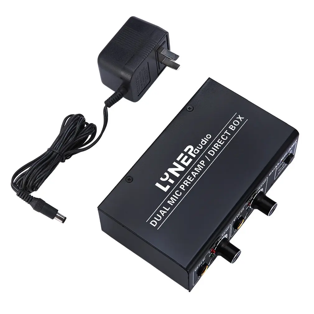 

Professional Dual Capacitor Microphone Amplifier Electric Guitar Electric Bass Amplifier Signal Enhancer