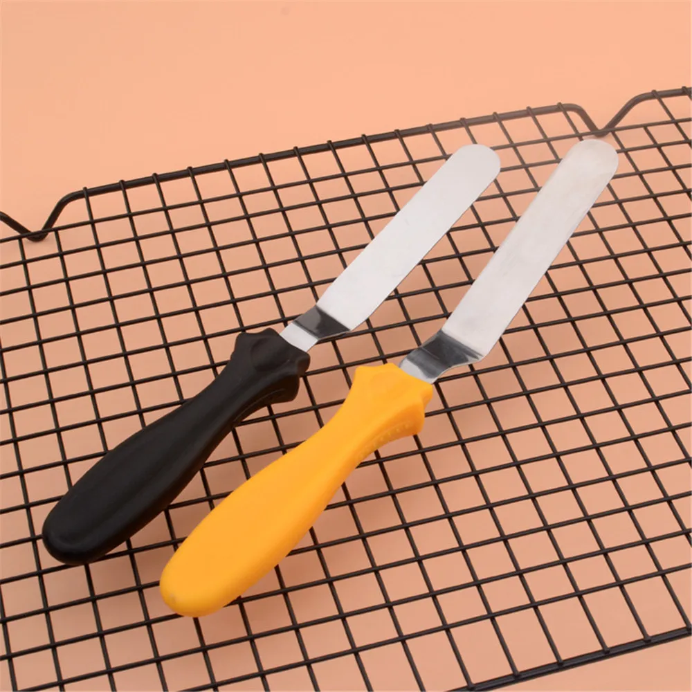 Шпатель для торта нержавеющая сталь сливочное масло глазурь нож гладкая