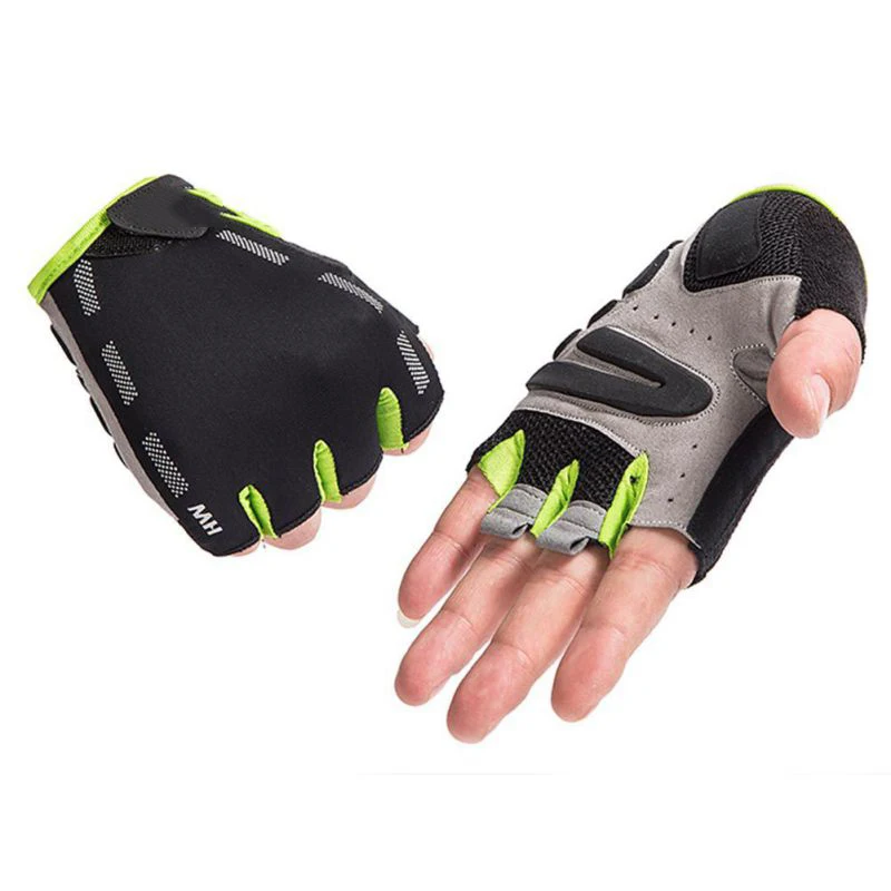Cycling Anti-slip Anti-sweat Men Women Half Finger Gloves Breathable Anti-shock Sports Gloves MTB Bike Bicycle Riding Glove